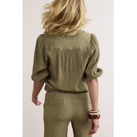 Tramontana Blouse Creased Aloe